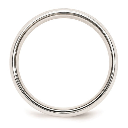 Massiv 10K Gelbgold Bicolor 5mm Gewölbt Größe 11 Hochzeit Herren/women Ehering Ring
