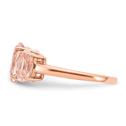 14K Rosegold Morganit-Ring