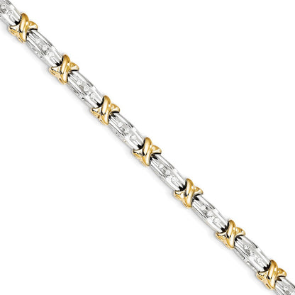 14K Bicolor Diamant Armband