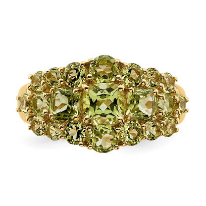 14K Gelbgold Ring mit Peridot