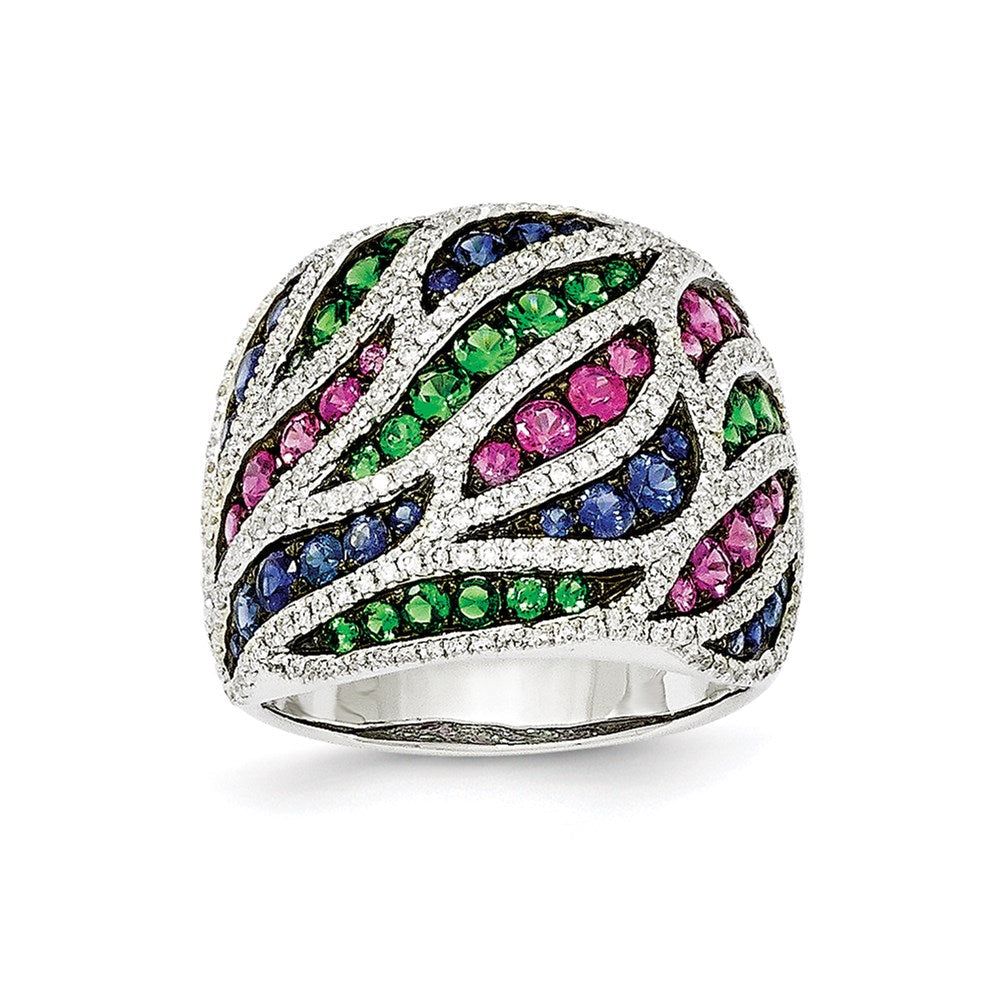 14K Weißgold Echt Diamant