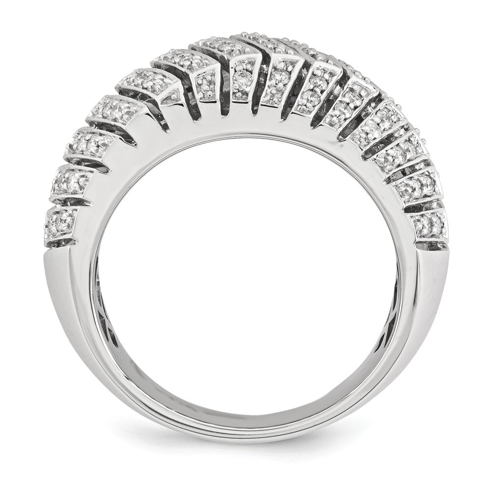 14K Weißgold Diamant Pavé‚äö Ring