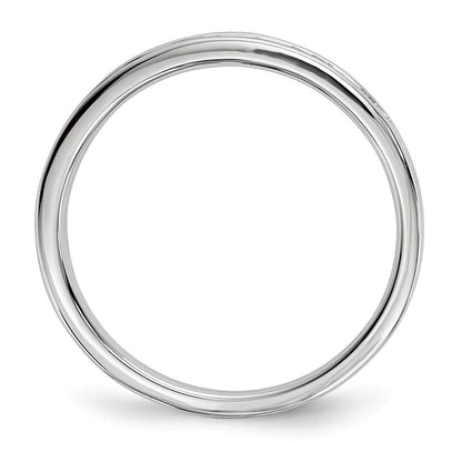 14K Weißgold Ring mit echten Diamanten