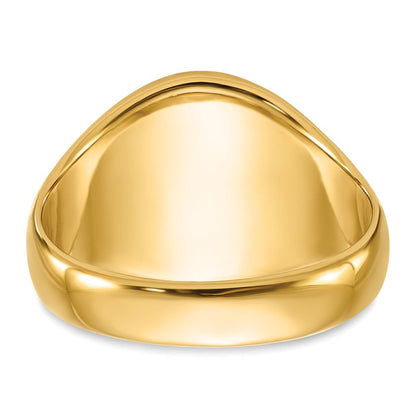 Massiver Herren-Freimaurerring aus 14K Gelbgold