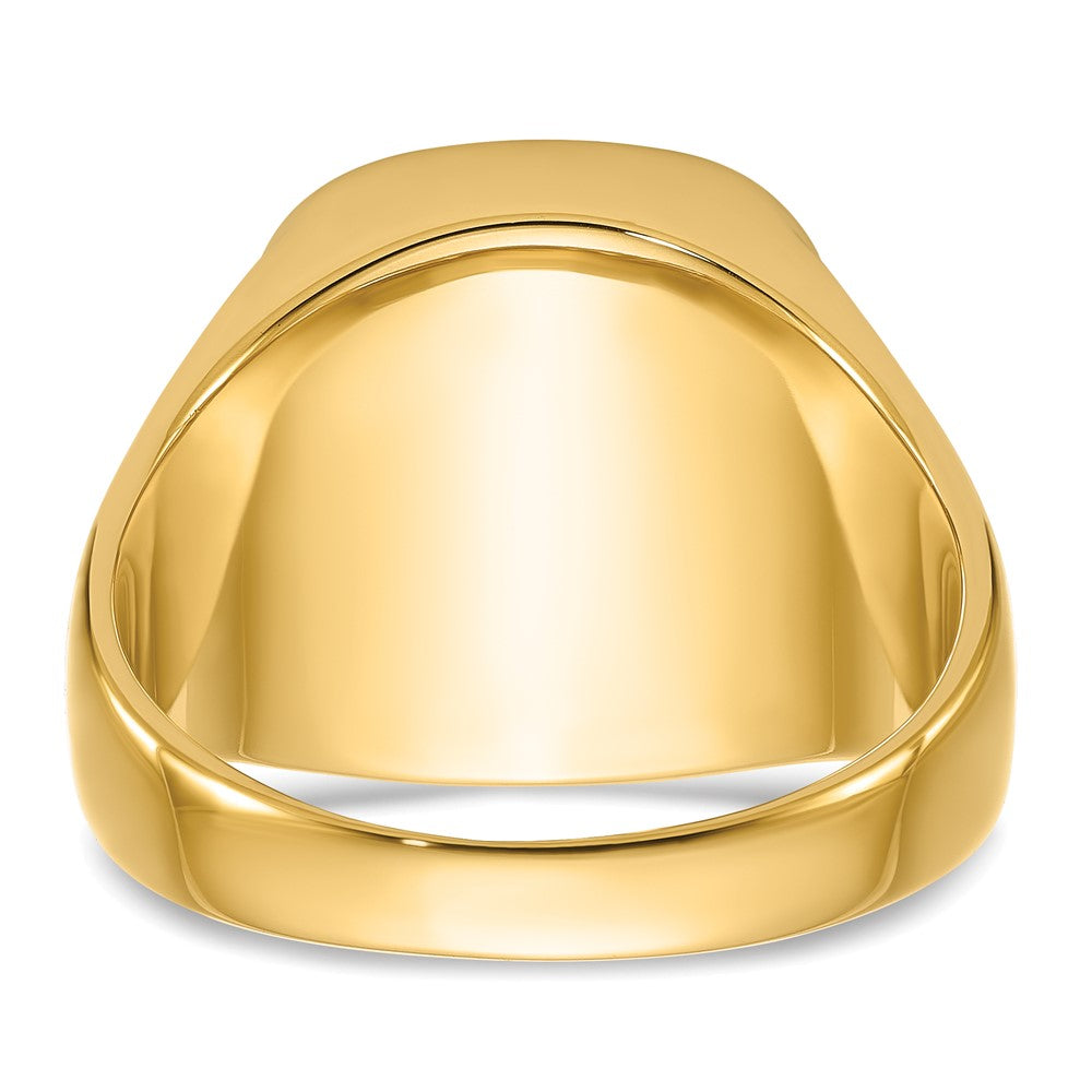 Massiver Herren-Freimaurerring aus 14K Gelbgold