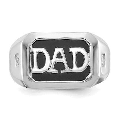 14K Weißgold Aaa Diamant Herren Ring