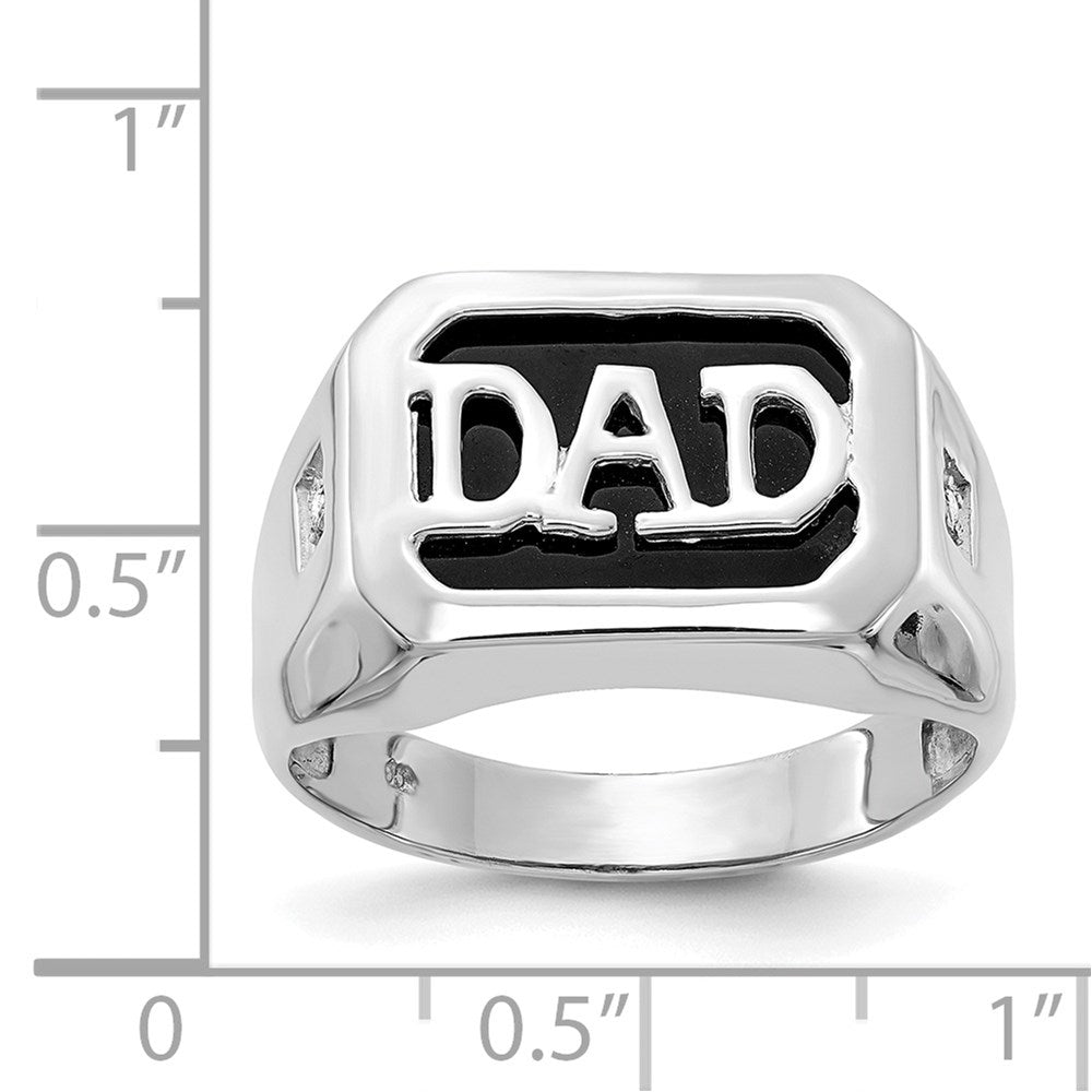 14K Weißgold Aa Diamant Herren Ring