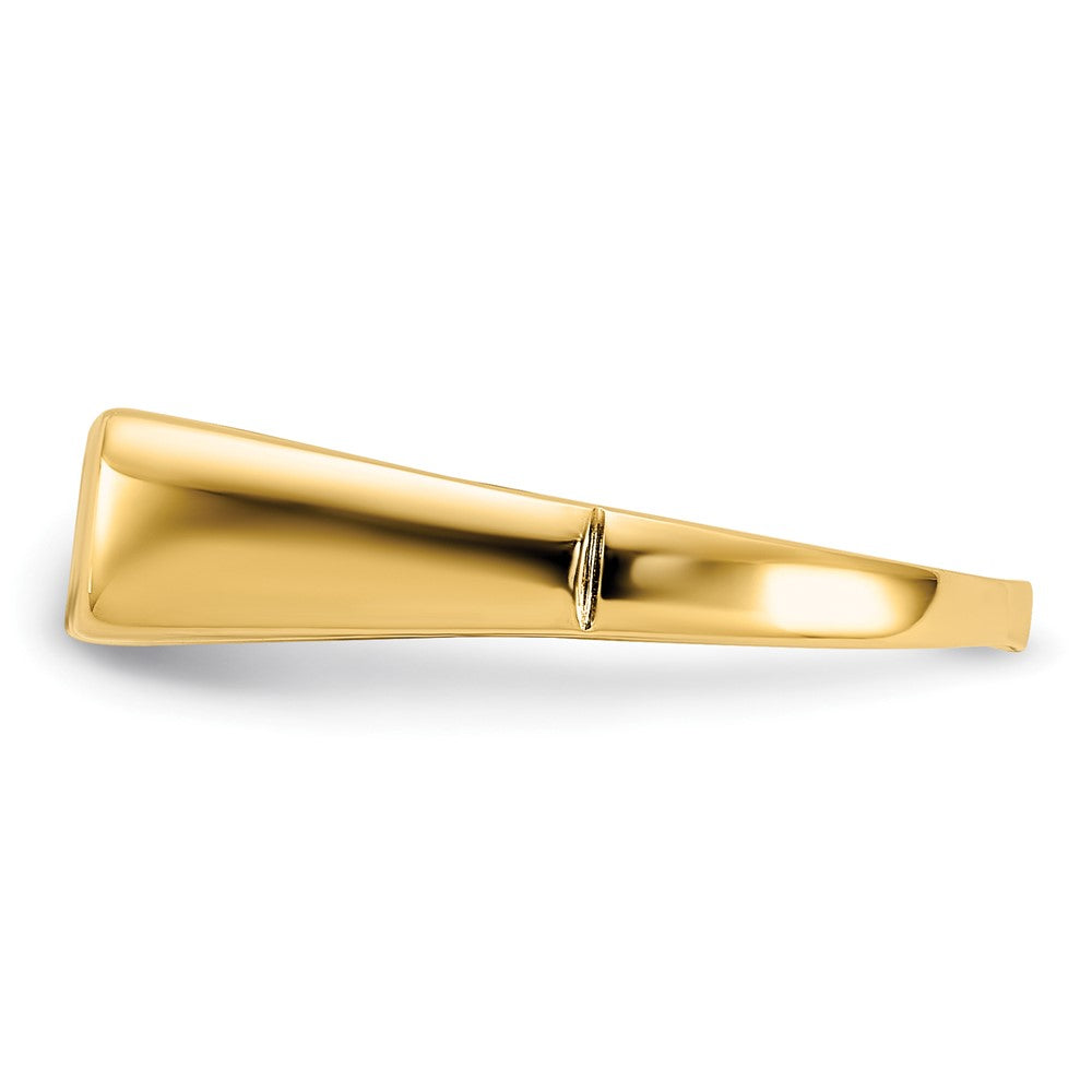 14K Gelbgold A Diamant Herren Ring