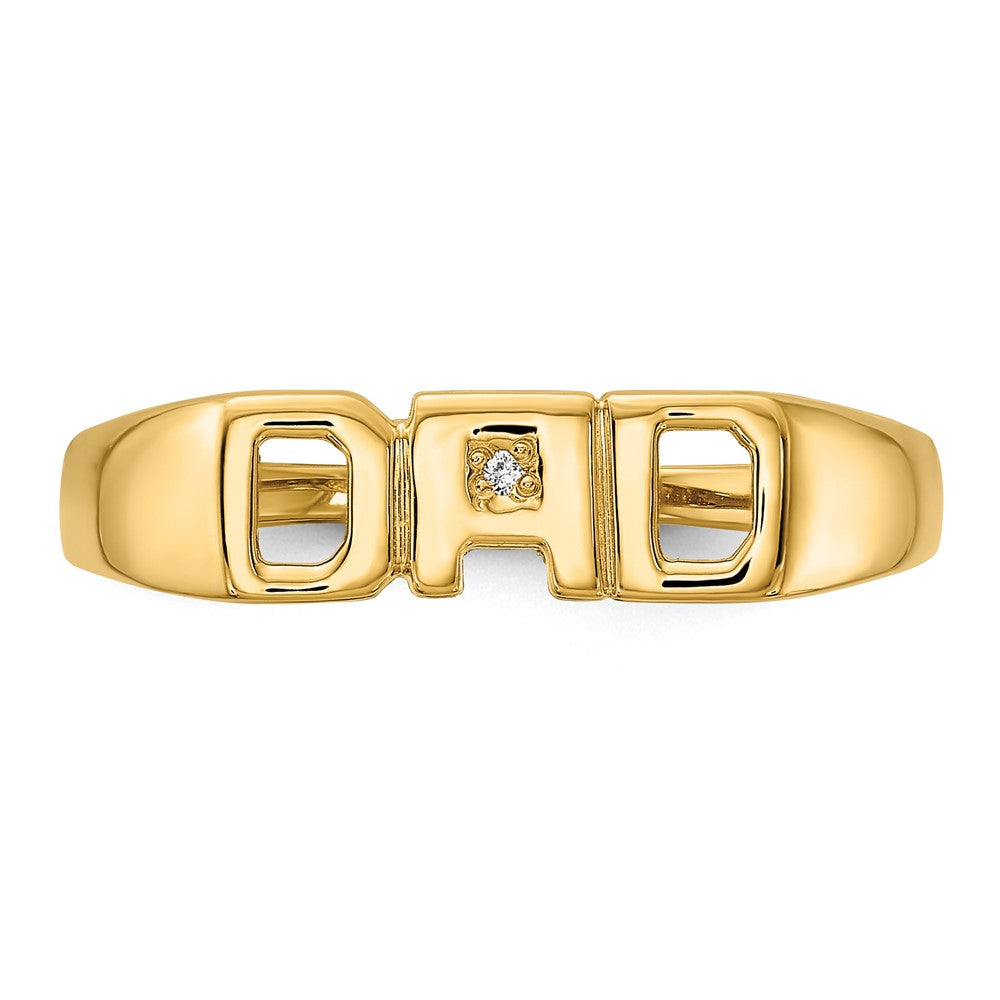 14K Gelbgold Vs Diamant Herren Ring