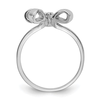 14K Weißgold A Diamant Ring