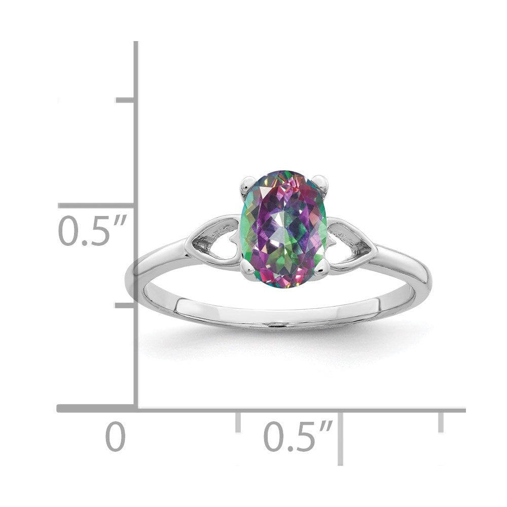 14K Weißgold Ring