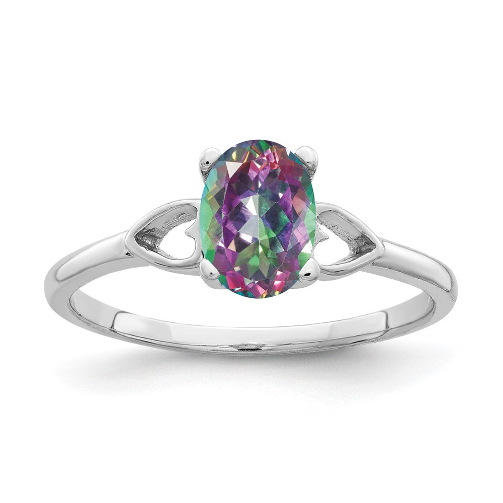 14K Weißgold Ring