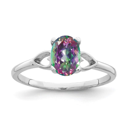14K Weißgold Ring
