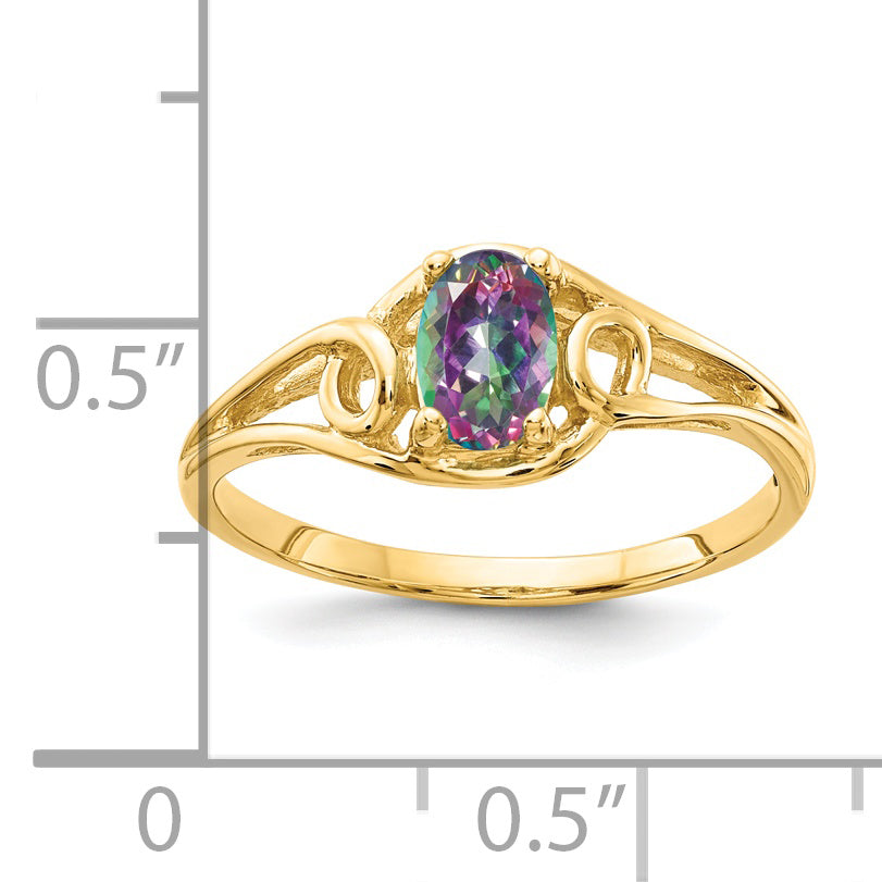Massiv 14K Gelbgold Ring
