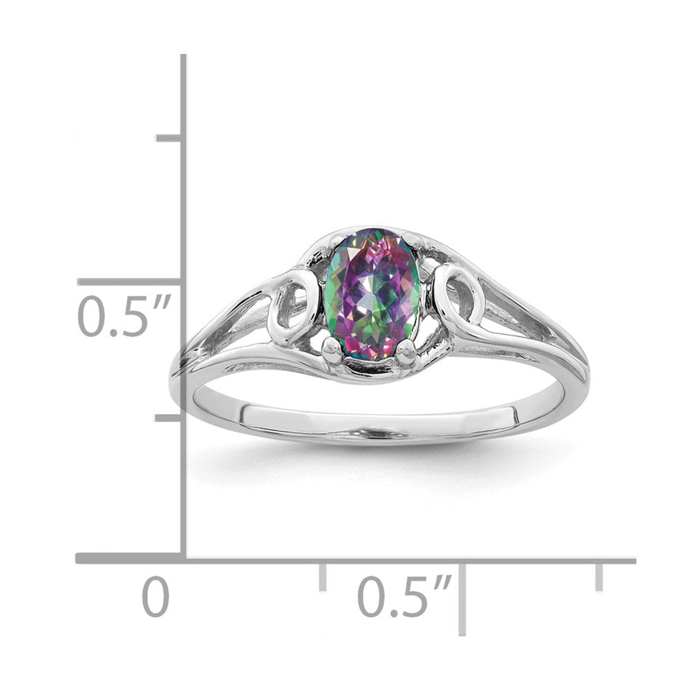 14K Weißgold Ring