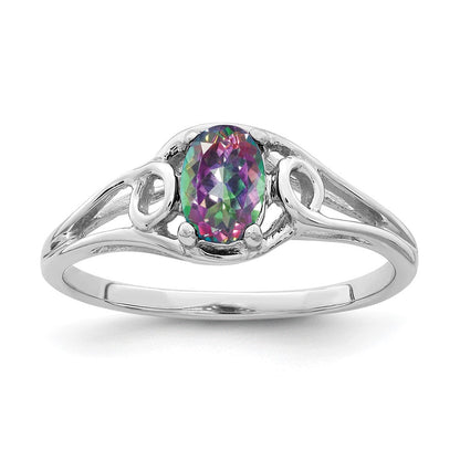 14K Weißgold Ring