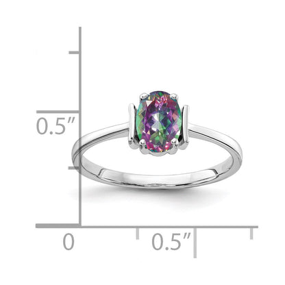 14K Weißgold-Ring