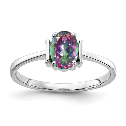 14K Weißgold-Ring