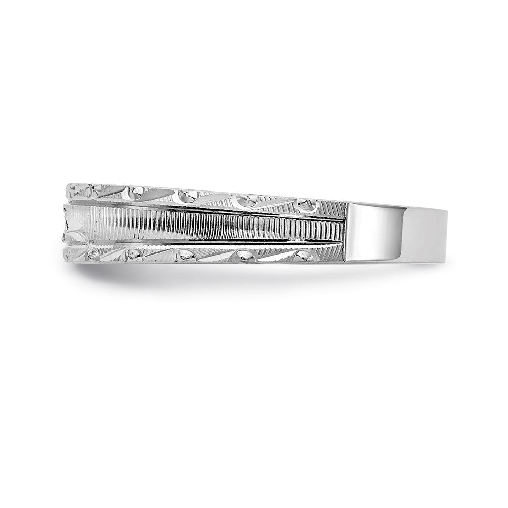14K Weißgold Aa Qualität.03 Karat Diamant Trio Damen Komplett Ehering