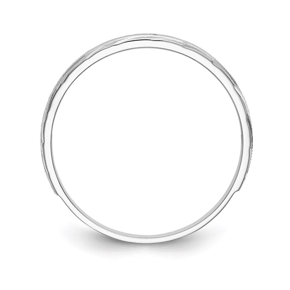 14K Weißgold Aa Qualität.03 Karat Diamant Trio Herren Komplett Ehering