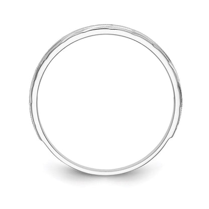 14K Weißgold Aa Qualität.03 Karat Diamant Trio Herren Komplett Ehering