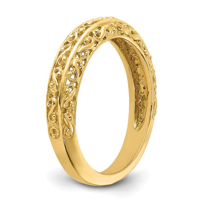 14K Gelbgold Jahrestagsring