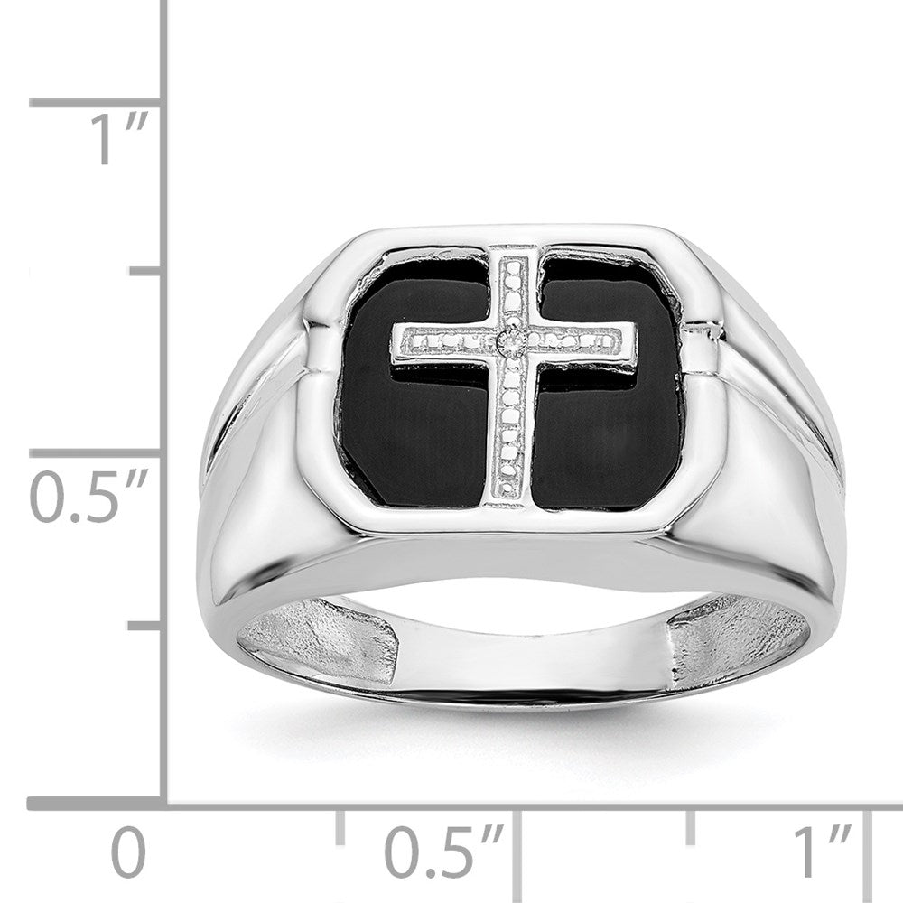 14K Weißgold Aa Diamant Herren Ring