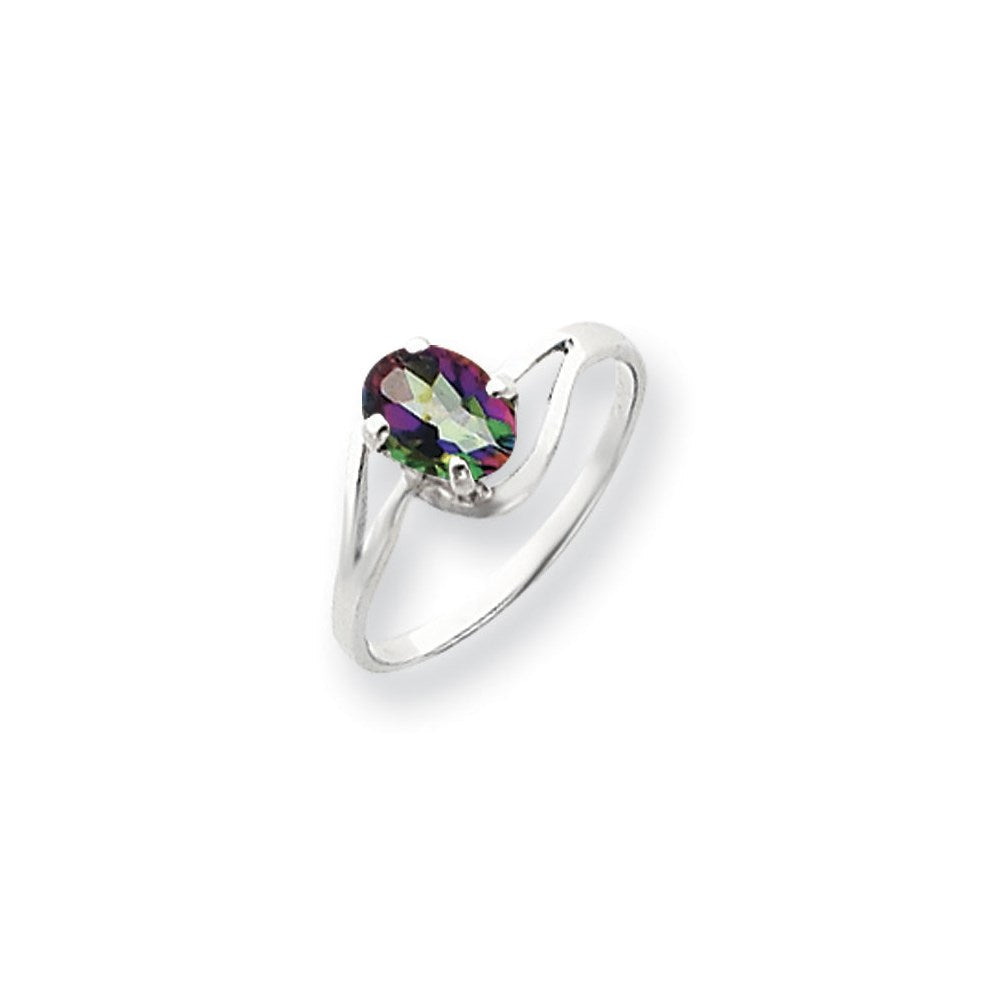 14K Weißgold Ring