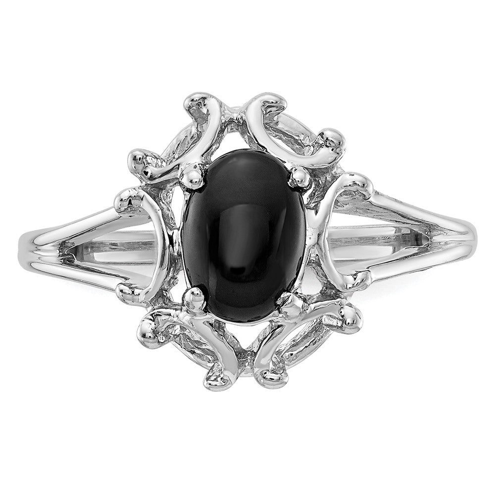 14K Weißgold Ring