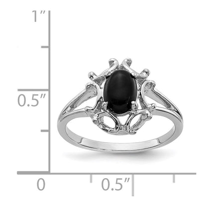 14K Weißgold Ring