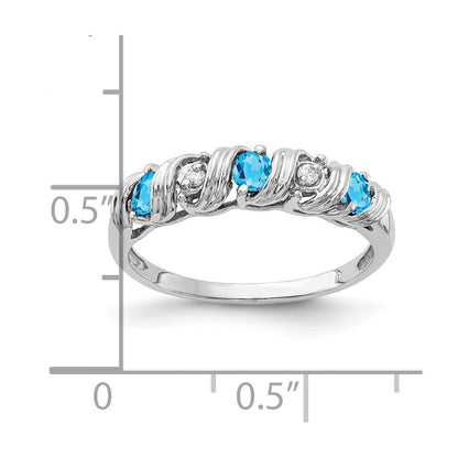 14K Weißgold Aa Echt Diamant Ring