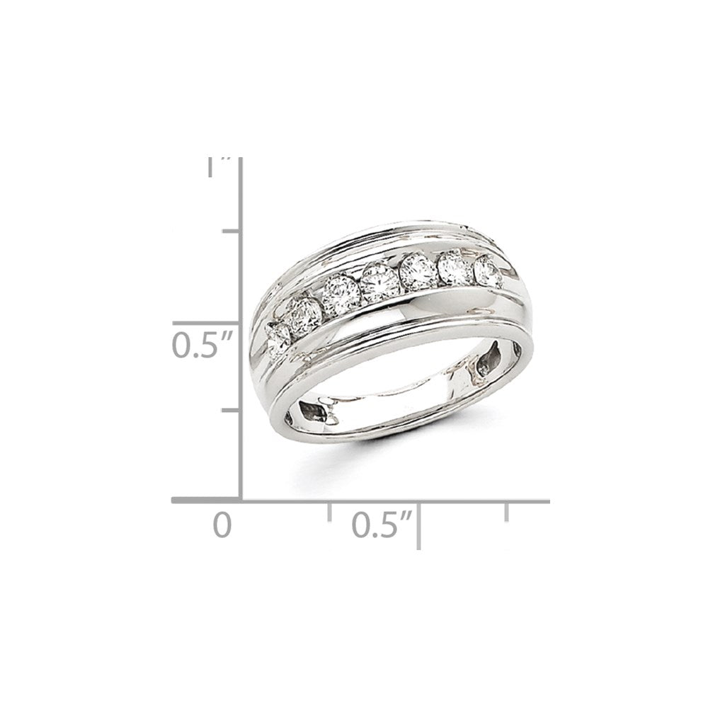 14K Gelbgold Ring mit Diamanten 0,98 ct