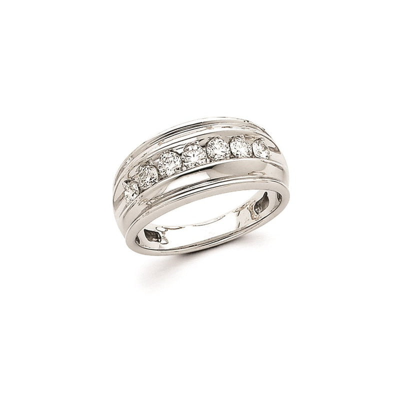 14K Gelbgold Ring mit Diamanten 0,98 ct