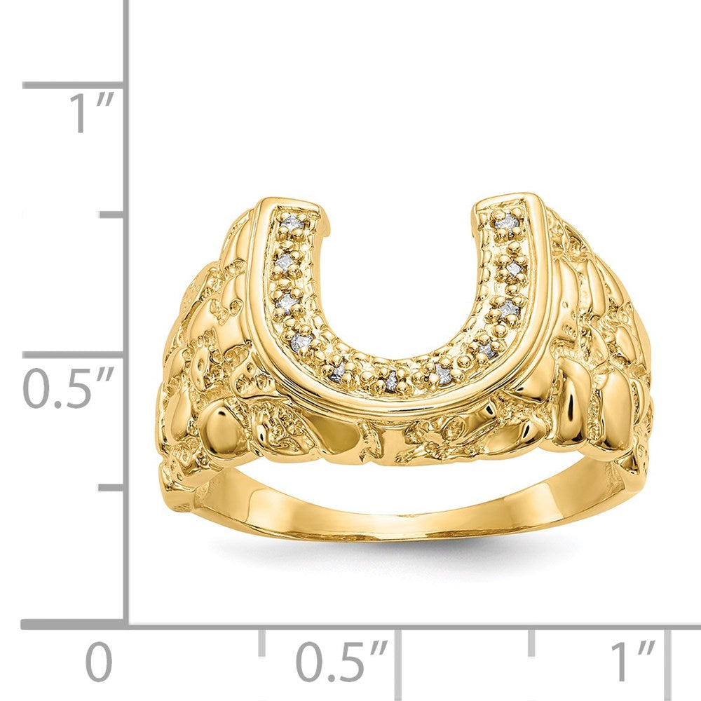14K Gelbgold AA Diamant-Ring