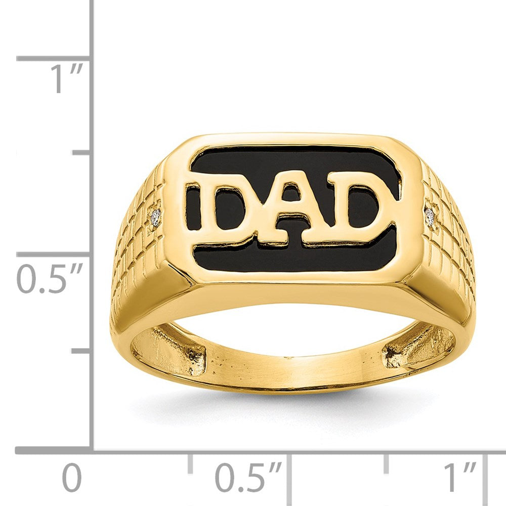 14K Gelbgold Ring mit VS Diamanten