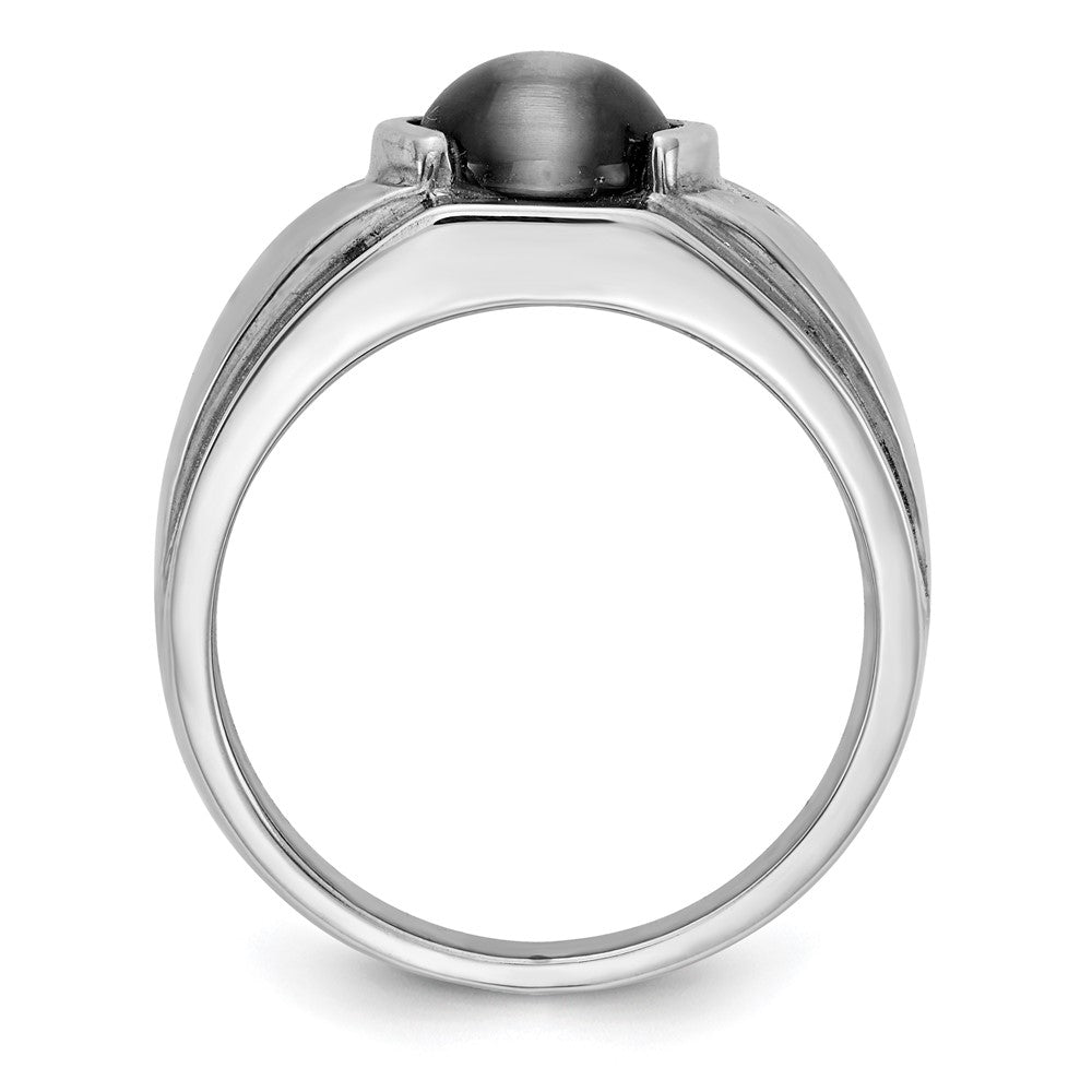14K Weißgold Ring mit A-Diamant