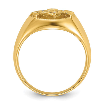 585 Gelbgold VS Diamant-Ring