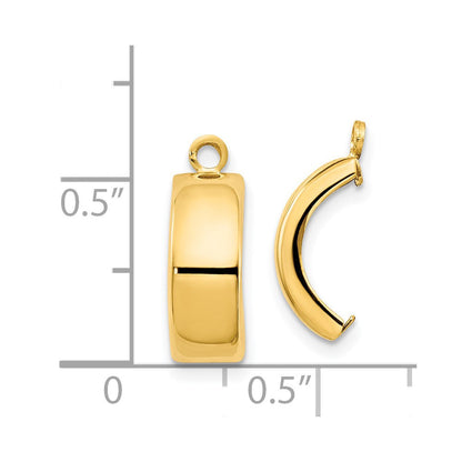 14K Gelbgold Poliert Ohrring Jacken