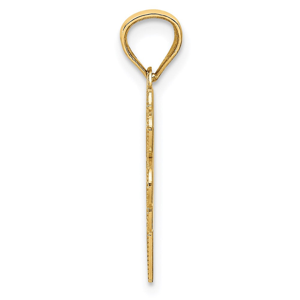 14K Gelbgold 14K Vier Blatt Klee Anhänger