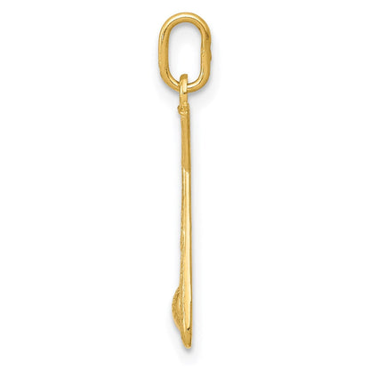 14K Gelbgold 14K Baseball Bats und Kugel Anhänger