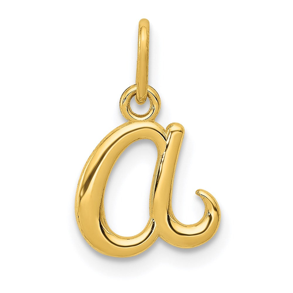 14K Gelbgold 14K Gelbgold Buchstabe A Initiale Charm