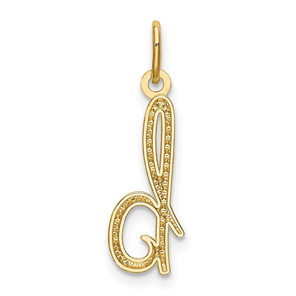 14K Gelbgold 14K Gelbgold Buchstabe B Initiale Charm