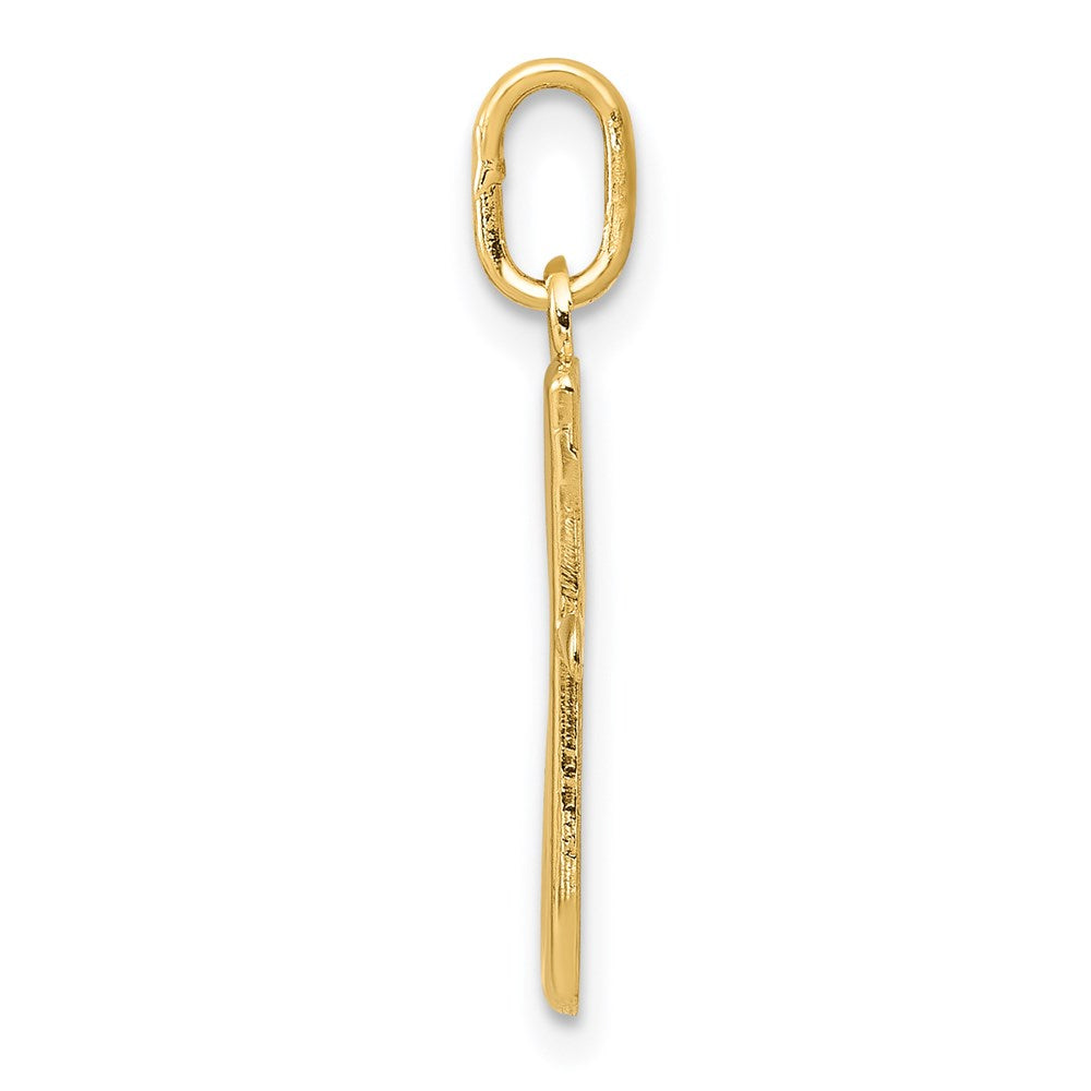 14K Gelbgold Buchstabe G Initiale Charm