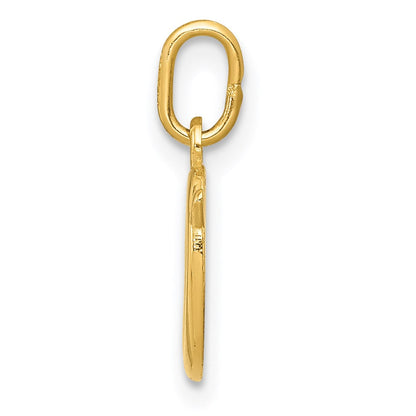 14K Gelbgold 14K Gelbgold Buchstabe O Initiale Charm