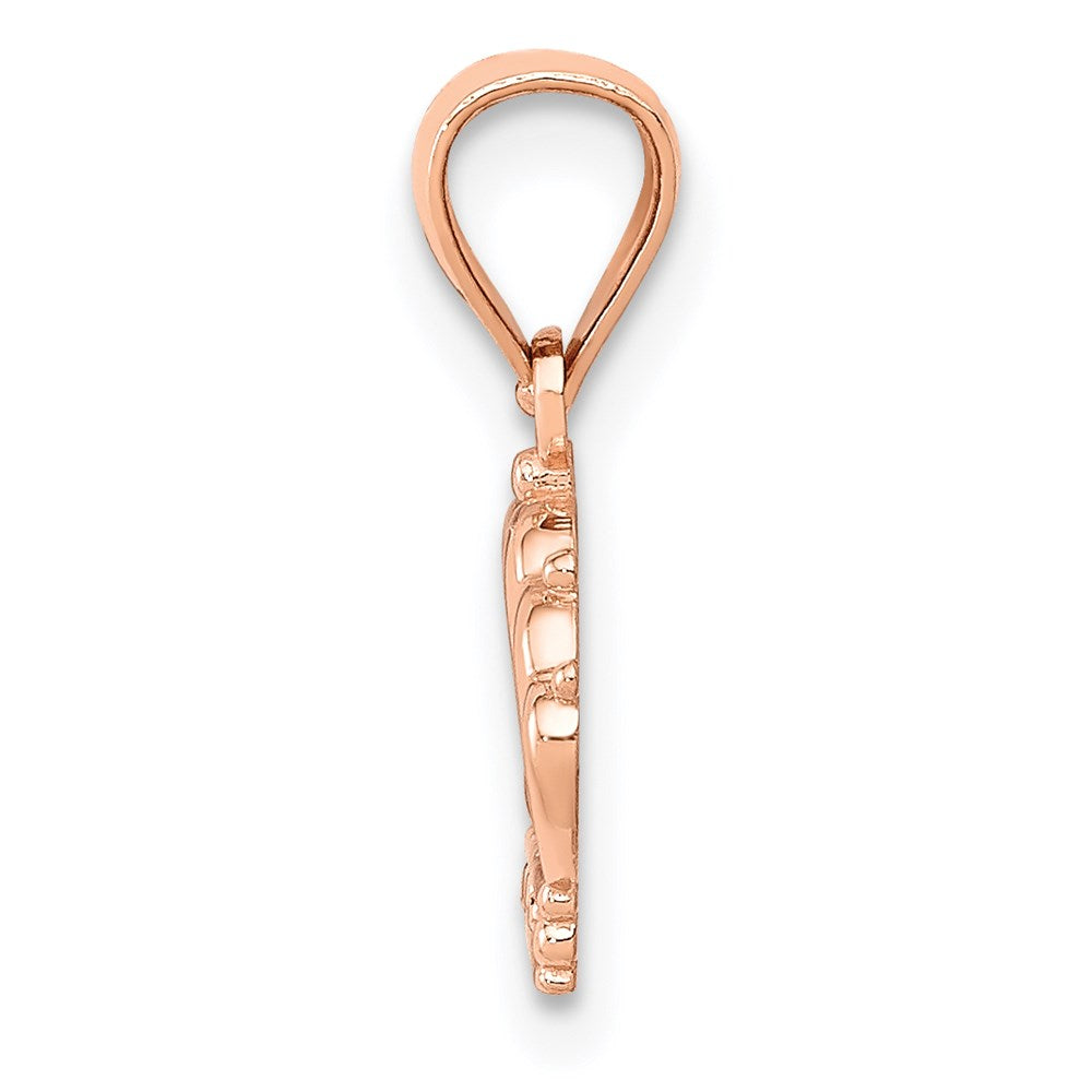 14K Roségold 14K Roségold Krone Anhänger