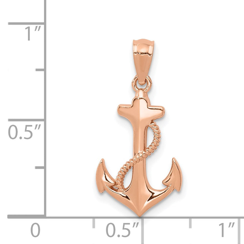 14K Roségold 14K Roségold Anker Anhänger