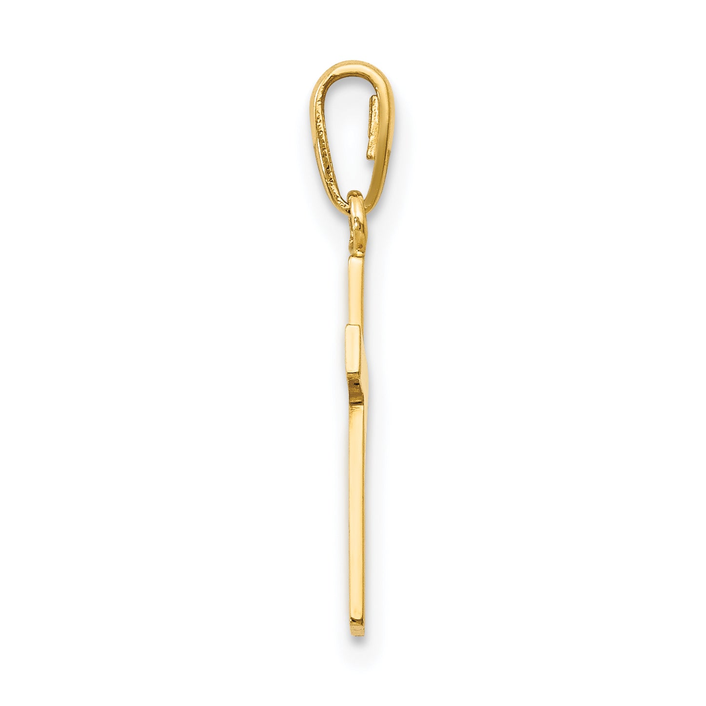 14K Gelbgold 14K Kinder Kreuz Anhänger