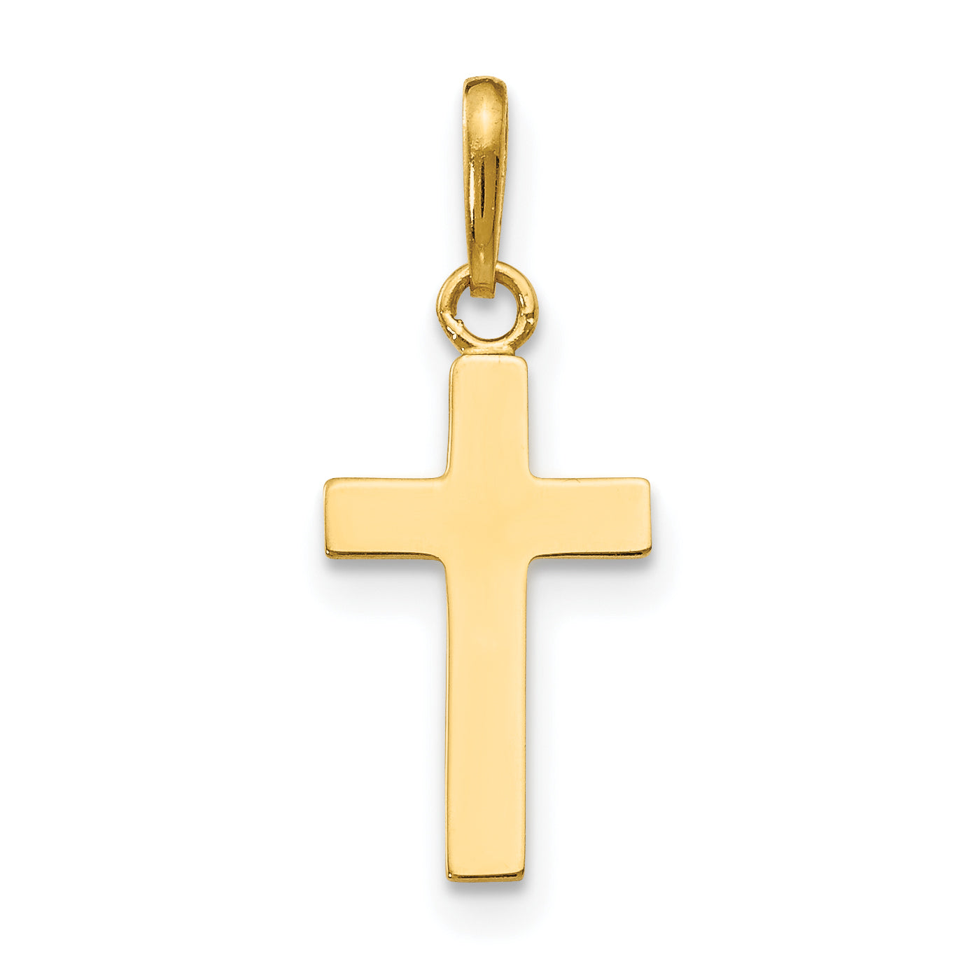 14K Gelbgold 14K Kinder Kreuz Anhänger