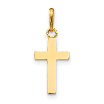 14K Gelbgold 14K Kinder Kreuz Anhänger