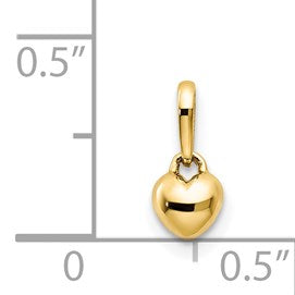 14K Gelbgold 14K Kinder Herz Anhänger
